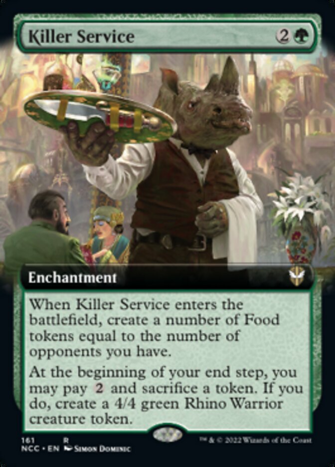 Killer Service (Extended Art) [Streets of New Capenna Commander] | Mindsight Gaming