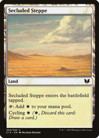 Secluded Steppe [Commander 2015] | Mindsight Gaming