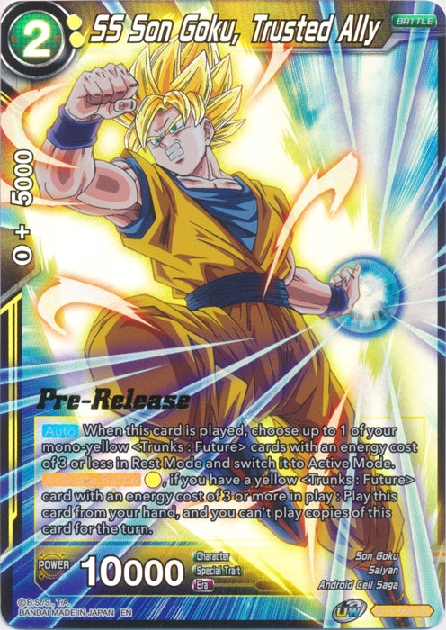 SS Son Goku, Trusted Ally (BT13-095) [Supreme Rivalry Prerelease Promos] | Mindsight Gaming