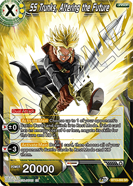 SS Trunks, Altering the Future (Super Rare) [BT13-093] | Mindsight Gaming