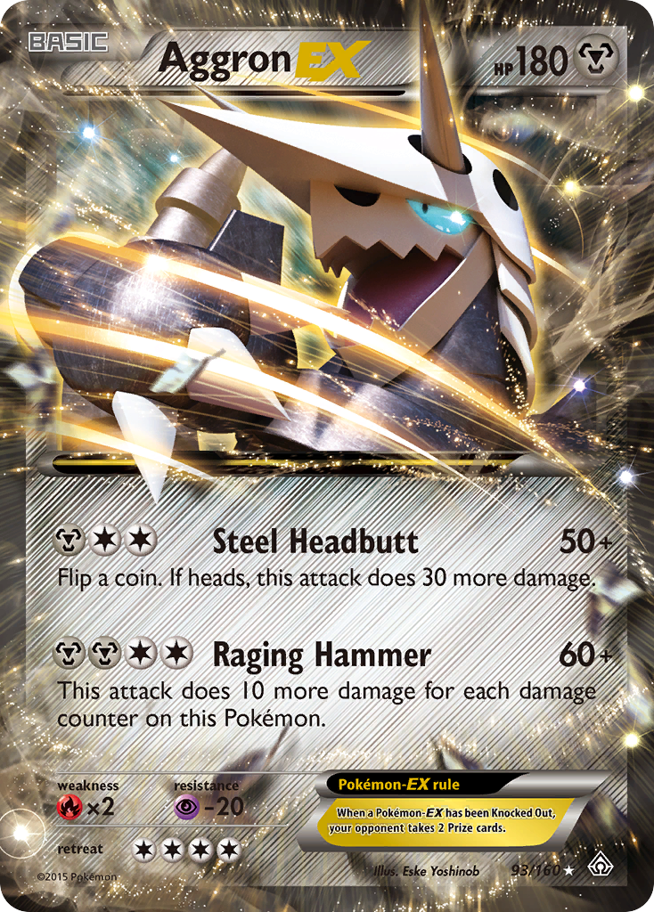 Aggron EX (93/160) [XY: Primal Clash] | Mindsight Gaming