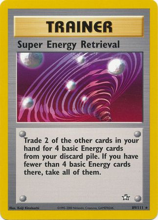 Super Energy Retrieval (89/111) [Neo Genesis Unlimited] | Mindsight Gaming