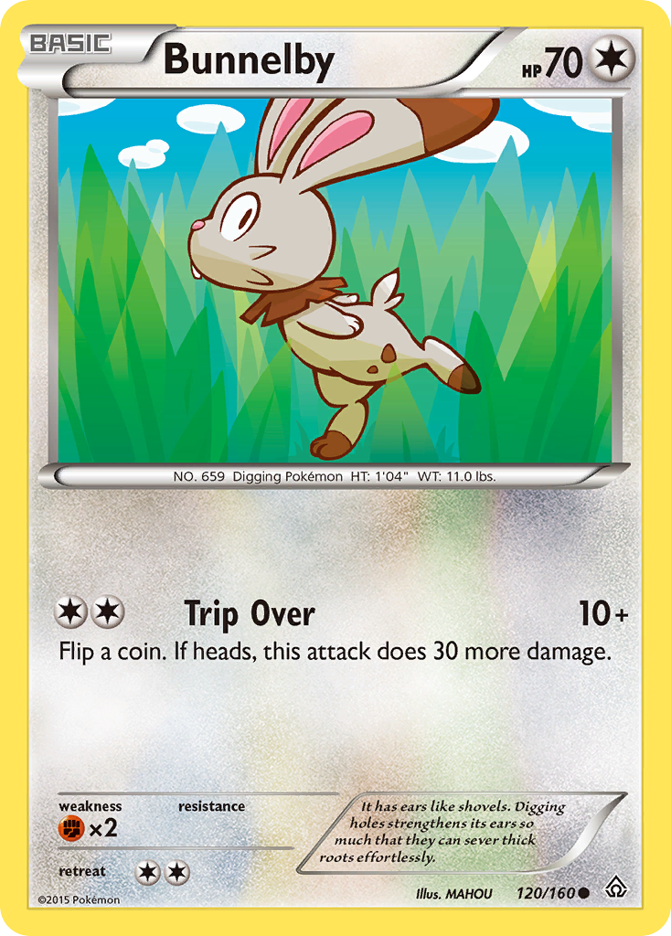 Bunnelby (120/160) [XY: Primal Clash] | Mindsight Gaming