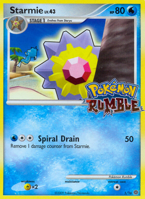 Starmie (5/16) [Pokémon Rumble] | Mindsight Gaming