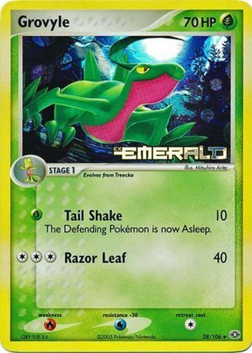 Grovyle (28/106) (Stamped) [EX: Emerald] | Mindsight Gaming