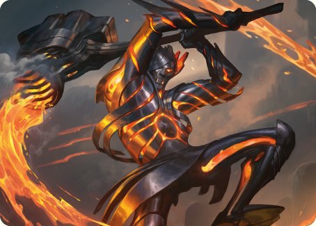 Forgehammer Centurion Art Card [Phyrexia: All Will Be One Art Series] | Mindsight Gaming