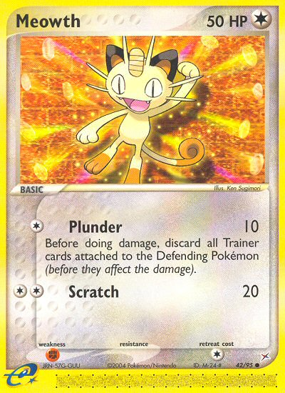 Meowth (42/95) [EX: Team Magma vs Team Aqua] | Mindsight Gaming