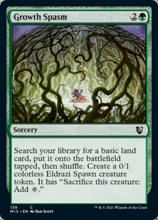 Growth Spasm [Innistrad: Midnight Hunt Commander] | Mindsight Gaming