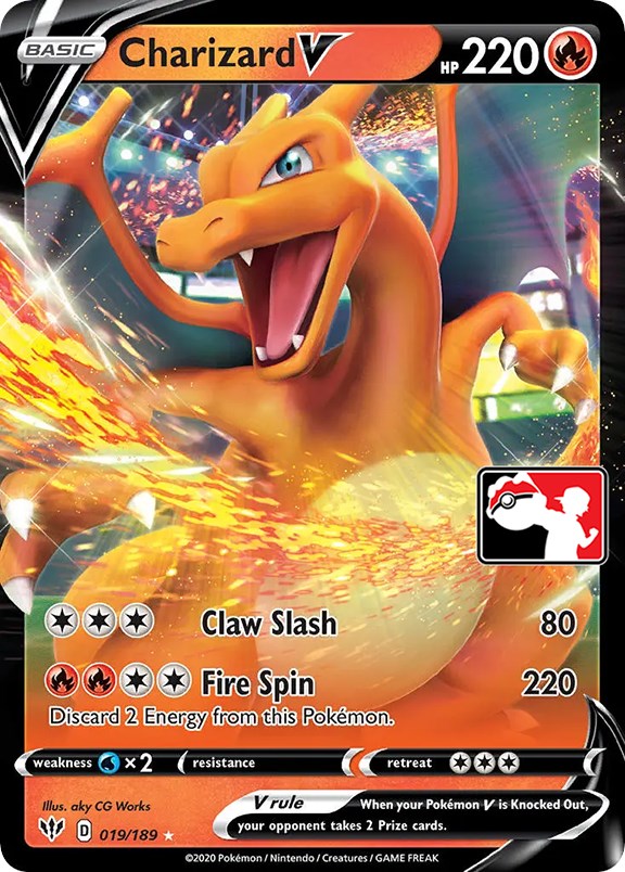 Charizard V (019/189) [Prize Pack Series One] | Mindsight Gaming