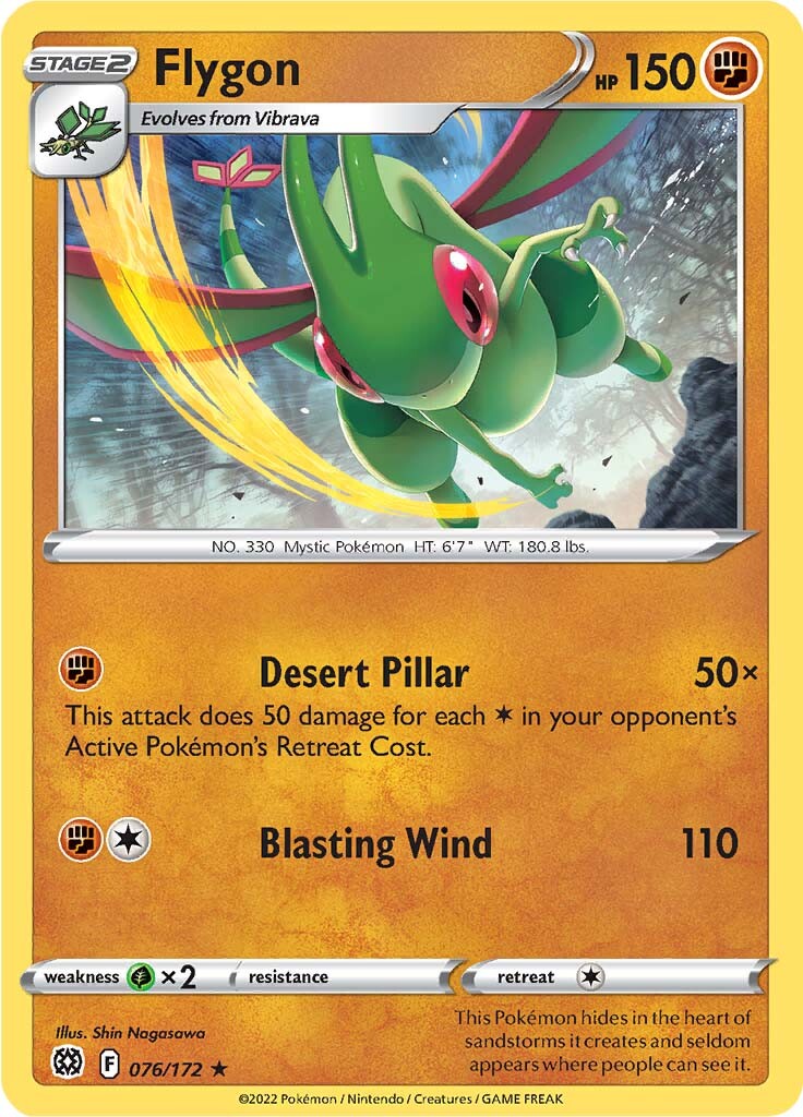 Flygon (076/172) [Sword & Shield: Brilliant Stars] | Mindsight Gaming