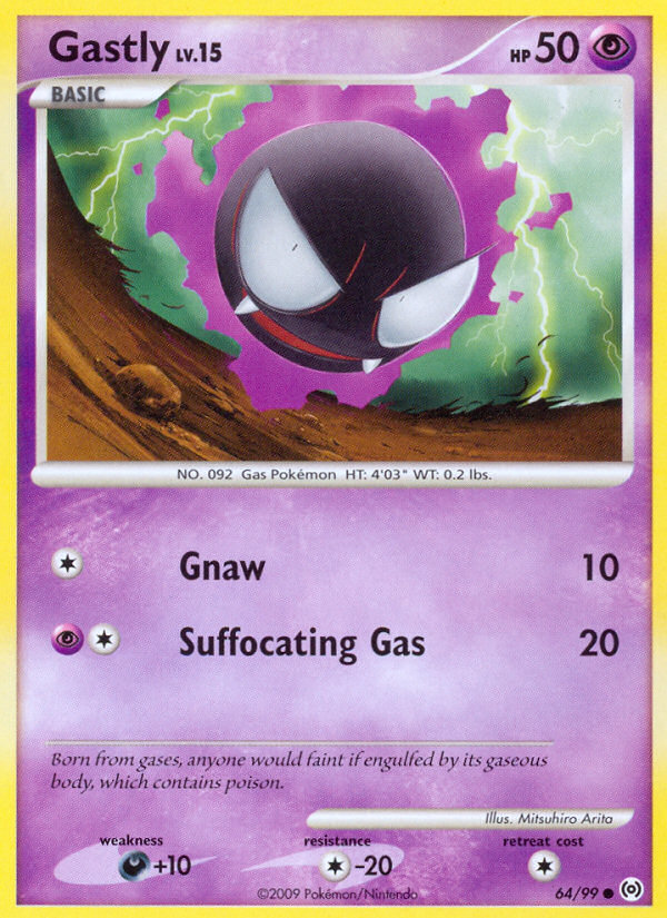 Gastly (64/99) [Platinum: Arceus] | Mindsight Gaming