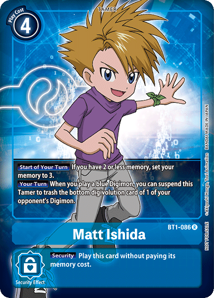 Matt Ishida [BT1-086] (Buy-A-Box Promo) [Release Special Booster Ver.1.0 Promos] | Mindsight Gaming