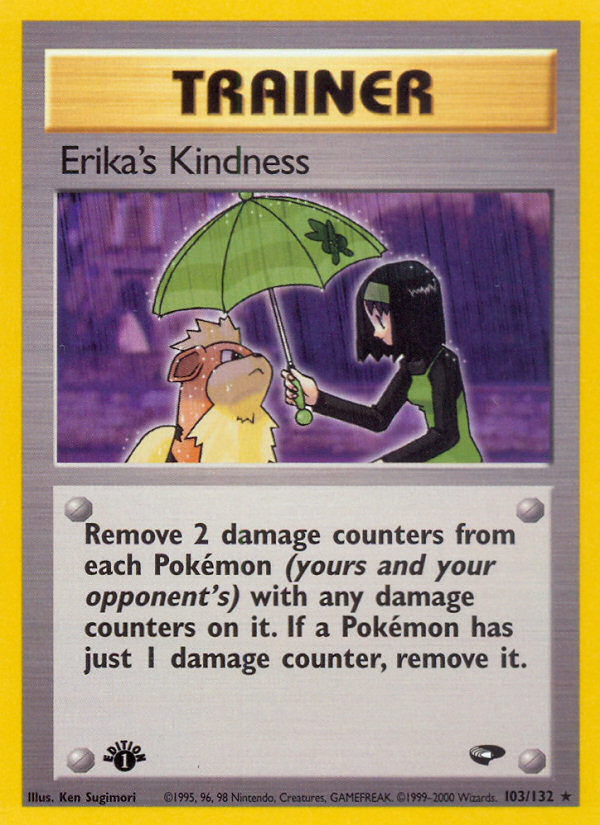 Erika's Kindness (103/132) [Gym Challenge 1st Edition] | Mindsight Gaming