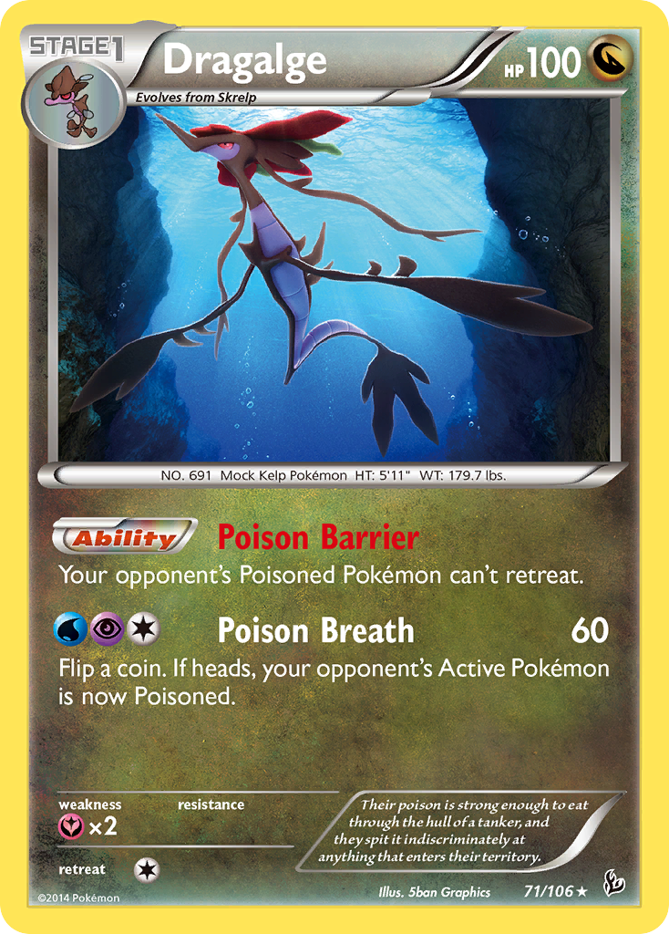 Dragalge (71/106) [XY: Flashfire] | Mindsight Gaming