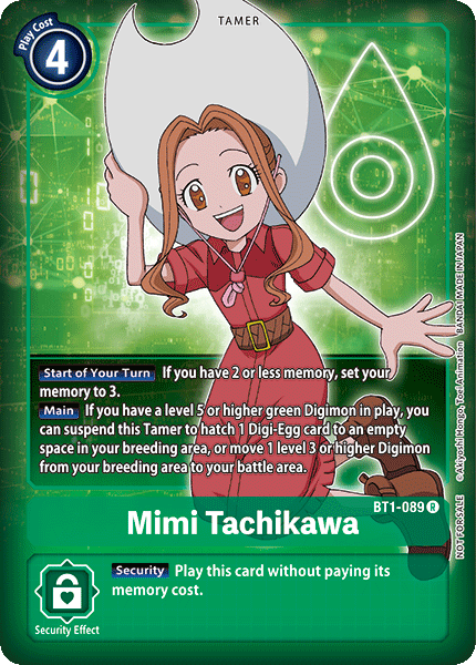 Mimi Tachikawa [BT1-089] (Buy-A-Box Promo) [Release Special Booster Ver.1.0 Promos] | Mindsight Gaming