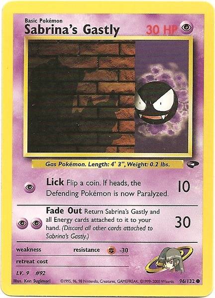 Sabrina's Gastly (96/132) [Gym Challenge Unlimited] | Mindsight Gaming