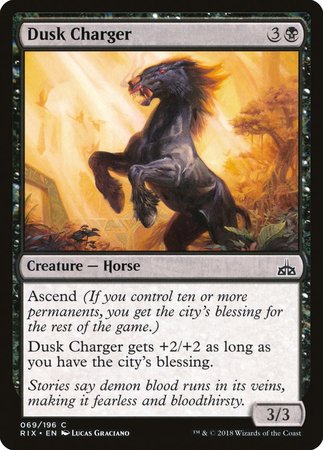 Dusk Charger [Rivals of Ixalan] | Mindsight Gaming