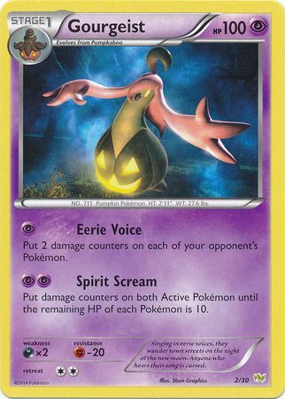 Gourgeist (2/30) [XY: Trainer Kit - Noivern] | Mindsight Gaming