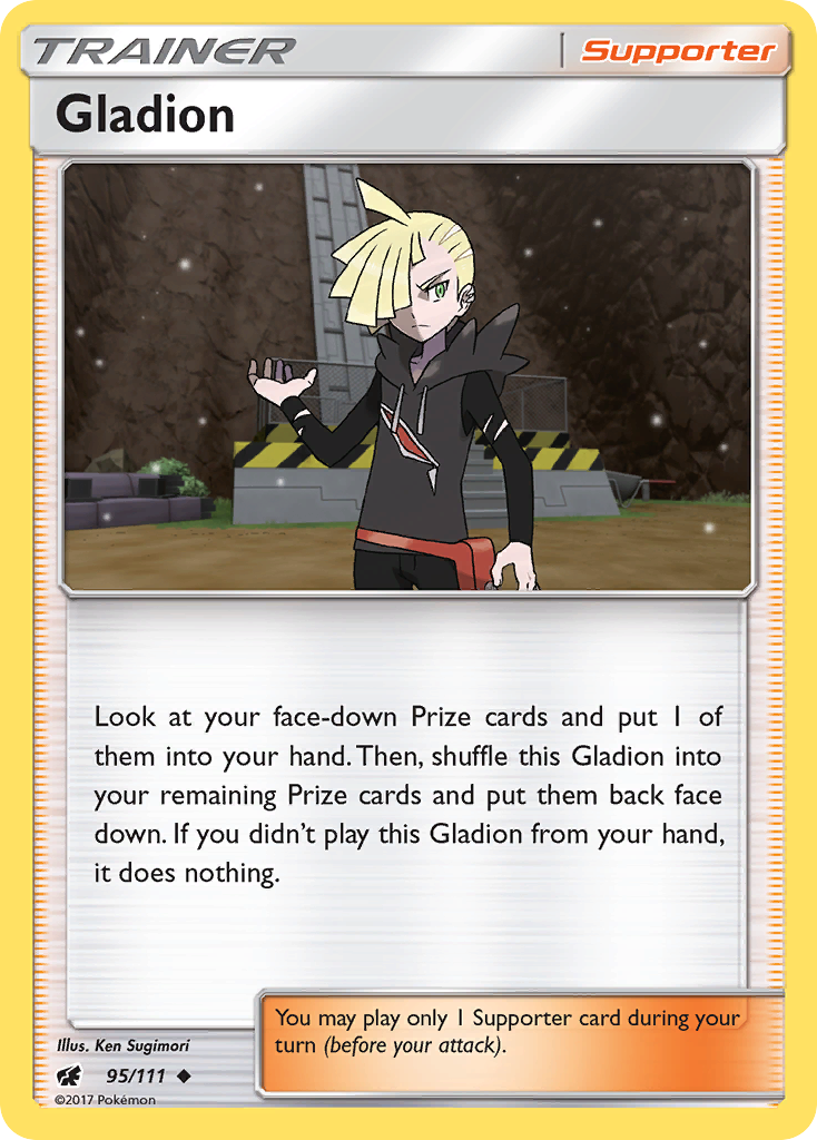 Gladion (95/111) [Sun & Moon: Crimson Invasion] | Mindsight Gaming