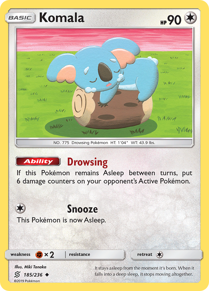 Komala (185/236) [Sun & Moon: Unified Minds] | Mindsight Gaming