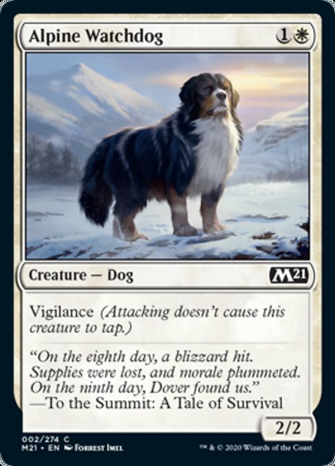 Alpine Watchdog [Core Set 2021] | Mindsight Gaming