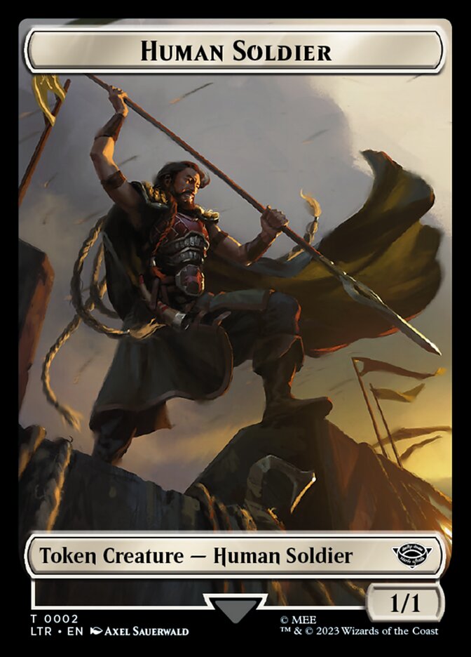 Human Soldier Token (02) [The Lord of the Rings: Tales of Middle-Earth Tokens] | Mindsight Gaming