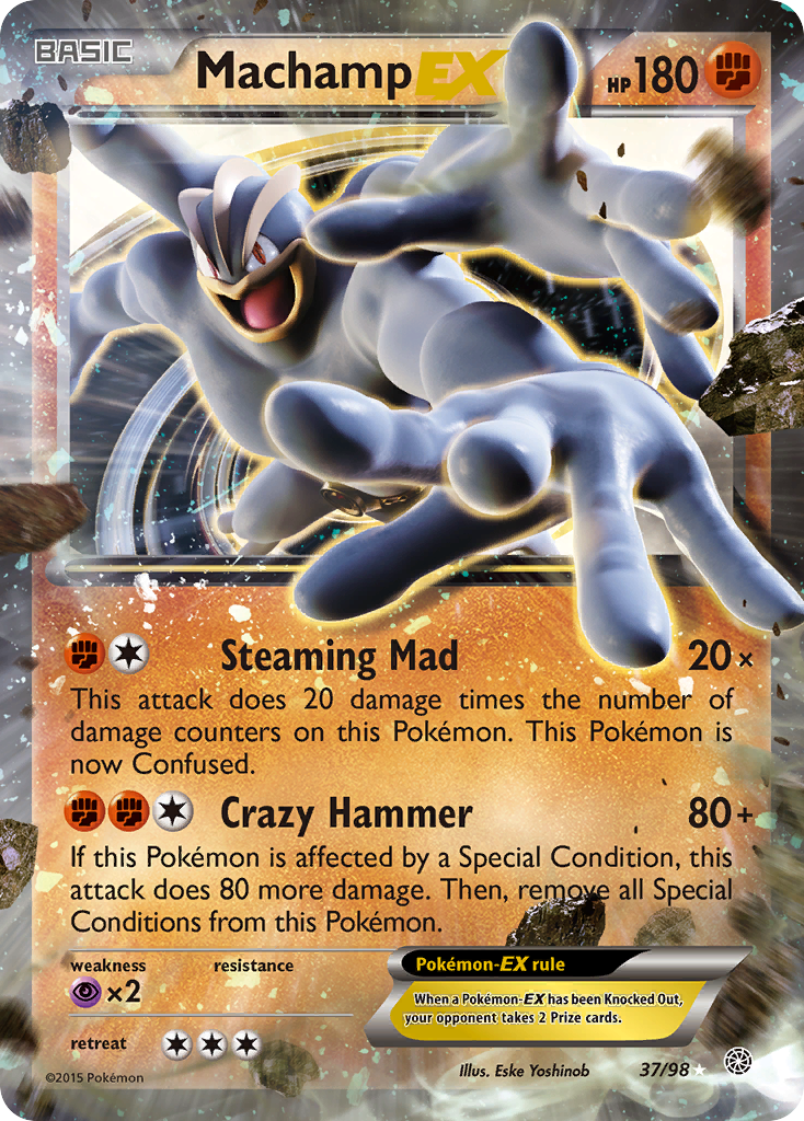 Machamp EX (37/98) [XY: Ancient Origins] | Mindsight Gaming