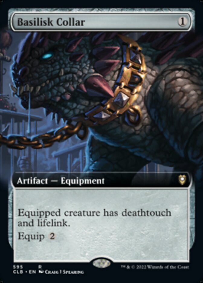 Basilisk Collar (Extended Art) [Commander Legends: Battle for Baldur's Gate] | Mindsight Gaming