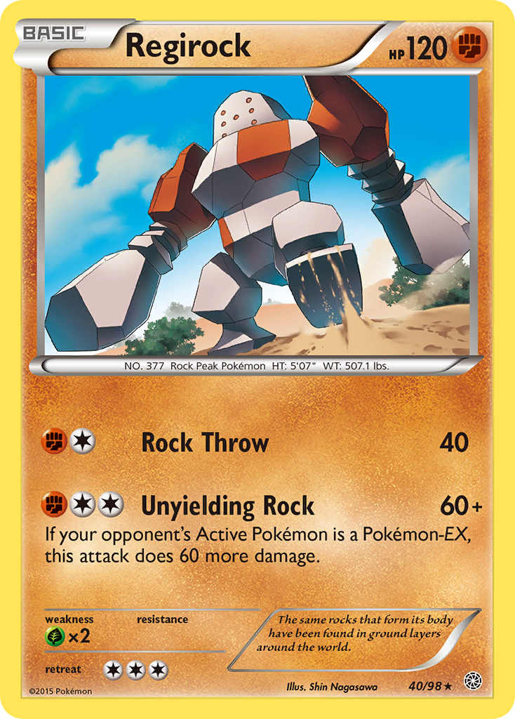 Regirock (40/98) [XY: Ancient Origins] | Mindsight Gaming