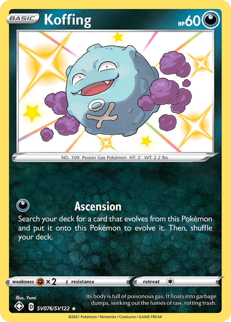 Koffing (SV076/SV122) [Sword & Shield: Shining Fates] | Mindsight Gaming