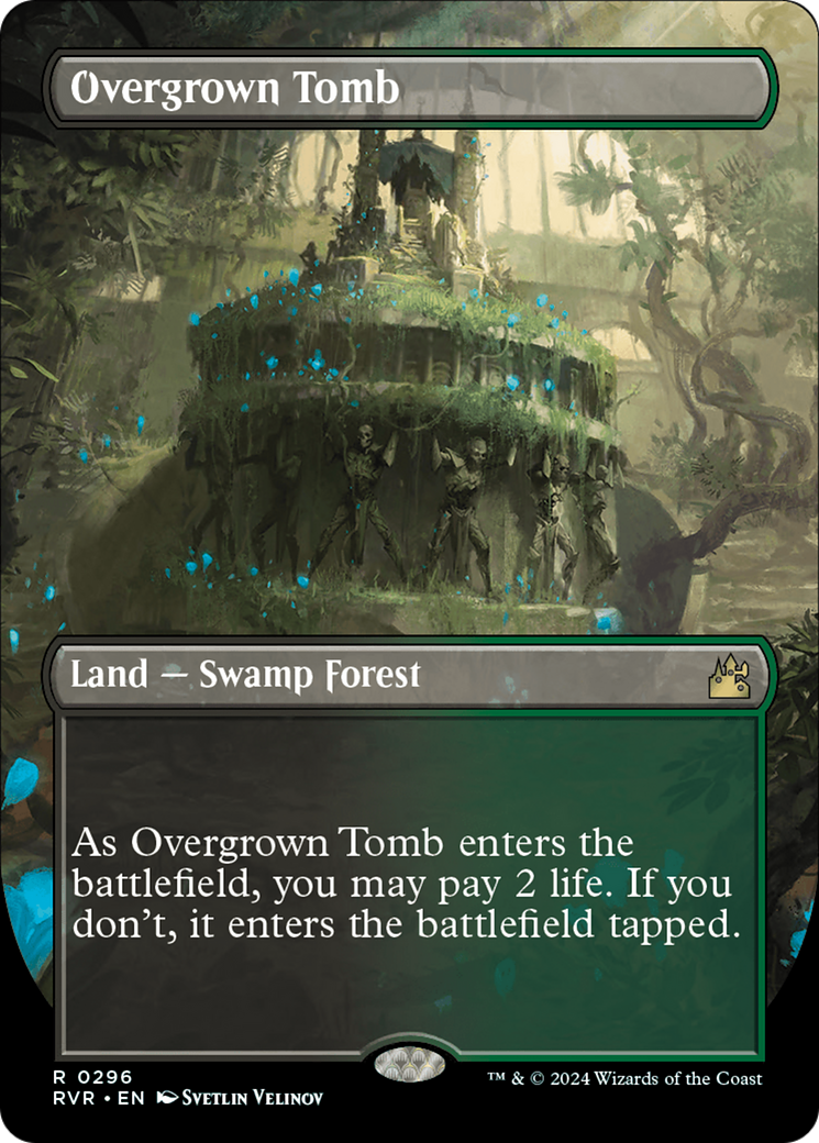 Overgrown Tomb (Borderless) [Ravnica Remastered] | Mindsight Gaming