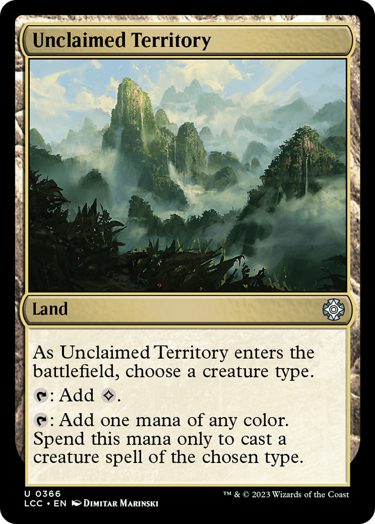 Unclaimed Territory [The Lost Caverns of Ixalan Commander] | Mindsight Gaming