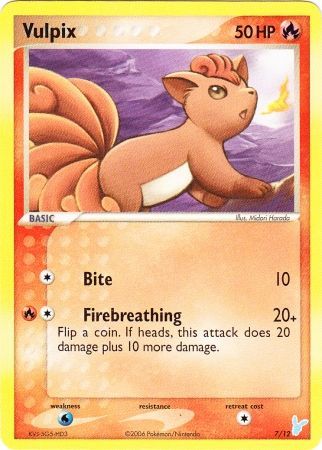 Vulpix (7/12) [EX: Trainer Kit 2 - Minun] | Mindsight Gaming