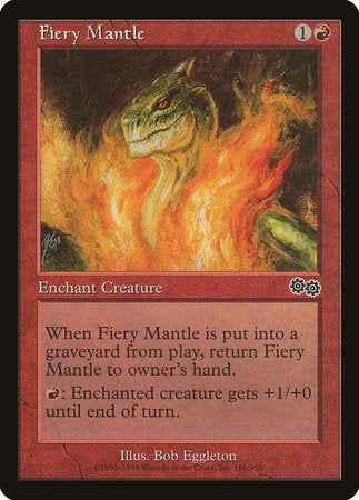 Fiery Mantle [Urza's Saga] | Mindsight Gaming