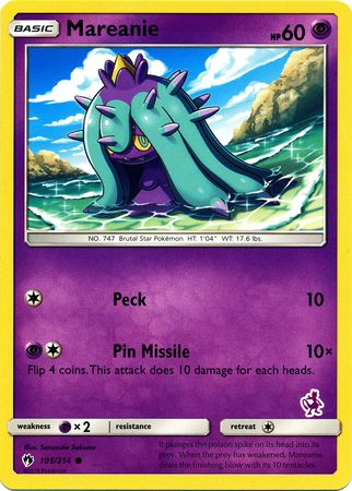 Mareanie (105/214) (Mewtwo Deck) [Battle Academy 2020] | Mindsight Gaming