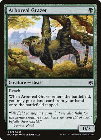 Arboreal Grazer [War of the Spark] | Mindsight Gaming