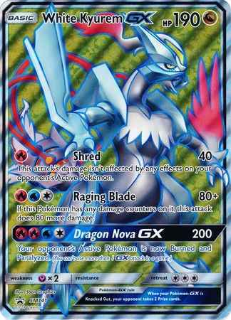 White Kyurem GX (SM141) (Jumbo Card) [Sun & Moon: Black Star Promos] | Mindsight Gaming