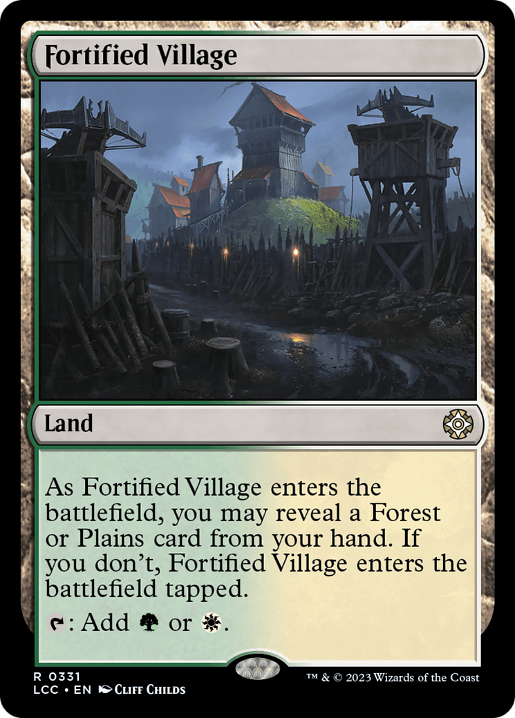 Fortified Village [The Lost Caverns of Ixalan Commander] | Mindsight Gaming