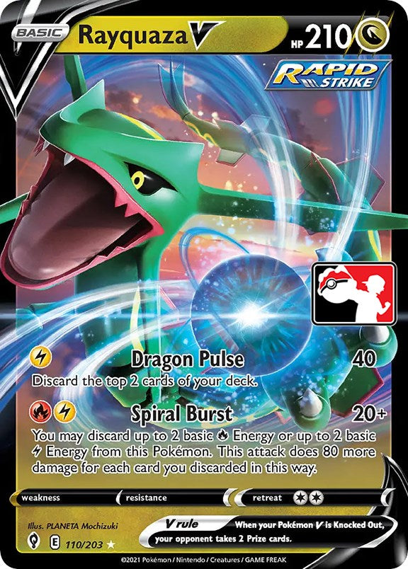 Rayquaza V (110/203) [Prize Pack Series One] | Mindsight Gaming