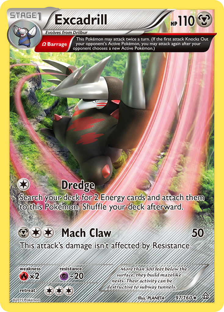 Excadrill (97/160) [XY: Primal Clash] | Mindsight Gaming