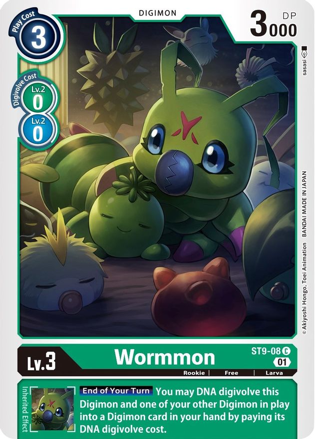 Wormmon [ST9-08] [Starter Deck: Ultimate Ancient Dragon] | Mindsight Gaming