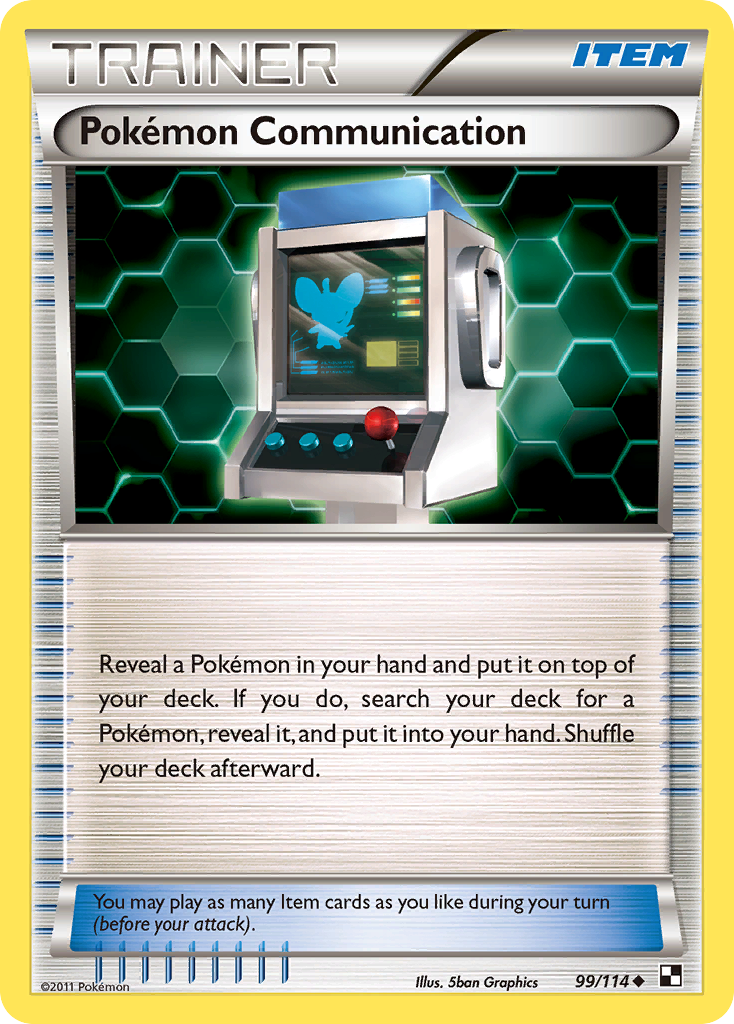 Pokemon Communication (99/114) [Black & White: Base Set] | Mindsight Gaming