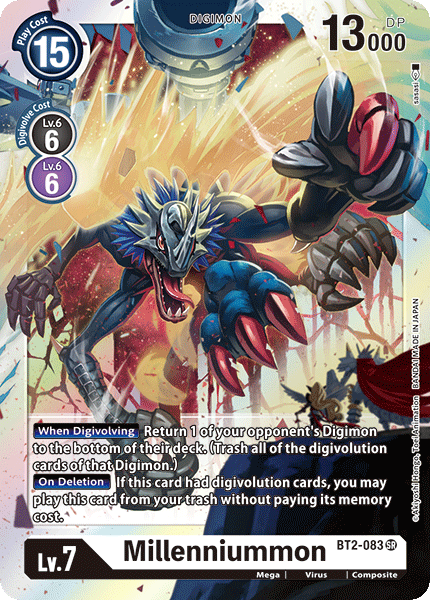 Millenniummon [BT2-083] [Release Special Booster Ver.1.0] | Mindsight Gaming