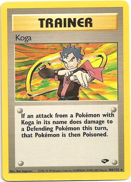 Koga (106/132) [Gym Challenge Unlimited] | Mindsight Gaming