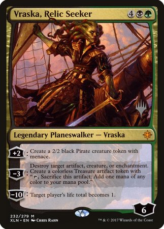 Vraska, Relic Seeker [Ixalan Promos] | Mindsight Gaming