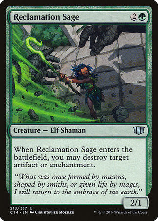 Reclamation Sage [Commander 2014] | Mindsight Gaming