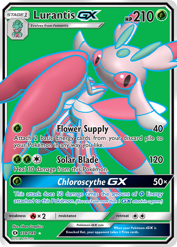 Lurantis GX (138/149) [Sun & Moon: Base Set] | Mindsight Gaming