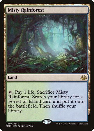 Misty Rainforest [Modern Masters 2017] | Mindsight Gaming