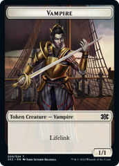 Elemental // Vampire Double-sided Token [Double Masters 2022 Tokens] | Mindsight Gaming