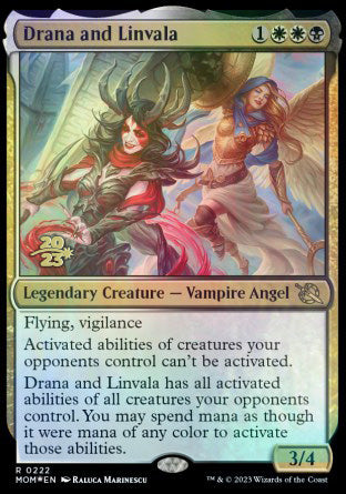 Drana and Linvala [March of the Machine Prerelease Promos] | Mindsight Gaming